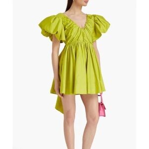 Aje Gretta bow mini dress